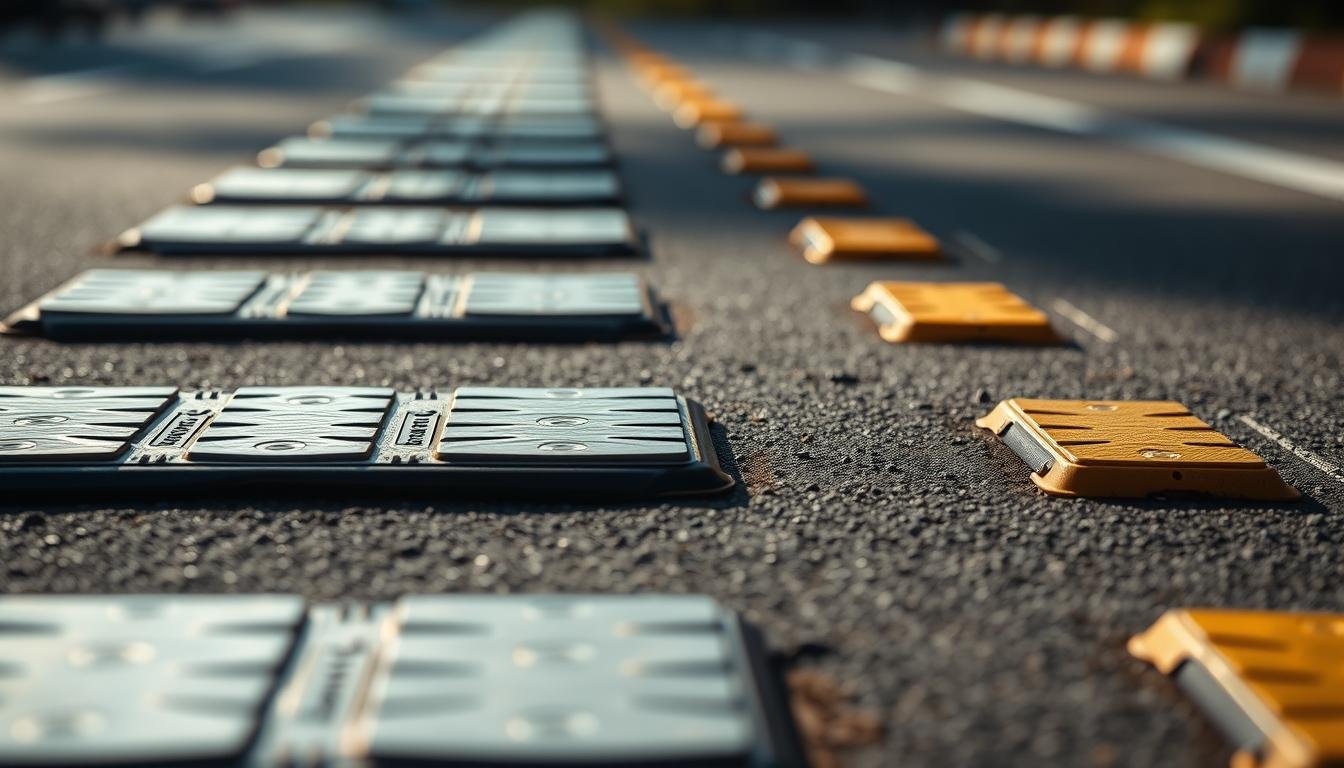 tachão sinalização horizontal